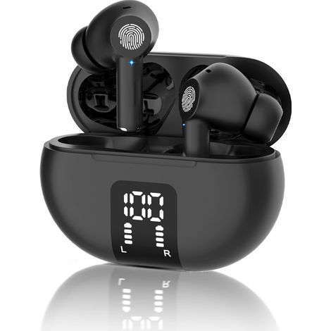 The new M10 translation earphones support over 140 languages for voice translation. (TWS wireless Bluetooth earphones - Black) (1/4)