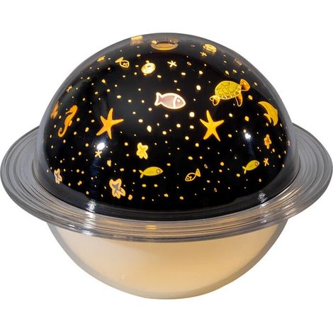 Humidificateur d'atmosphère 2 en 1, projecteur de veilleuse galaxie, lampe LED rotative pour la décoration de la chambre, modèles océan (1/5)