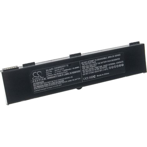vhbw Replacement Battery compatible with HumanWare Touch Tablet (5400mAh, 3.7V, Li-Ion)