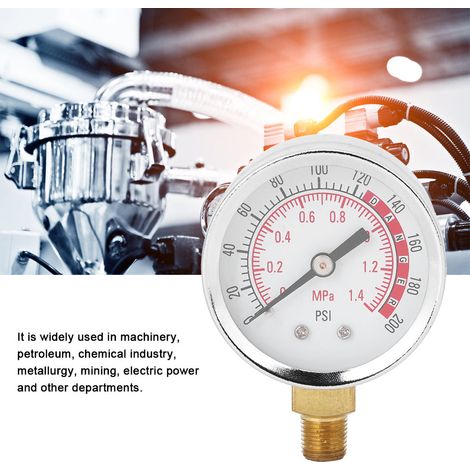 Manomètre radial professionnel Y50 TS 1,4 MPa pour mesure de pression industrielle (1/5)