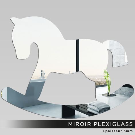 Miroir Plexiglass - Cheval à bascule - 40x52 cm (1/2)