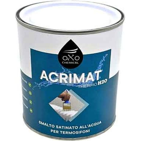 SMALTO PER CALORIFERI ALL'ACQUA 750 ml - Bianco satinato
