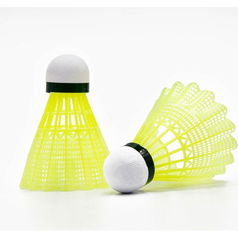 Lot de 6 volants de badminton en nylon, balles d'entraînement de frappe haute vitesse pour le baseball/softball, stables et durables, idéales pour la pratique de la frappe pour les jeunes joueurs en i (1/5)