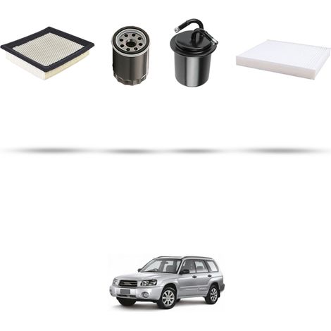 Kit tagliando 4 filtri compatibile con Subaru Forester (SG) 2.0 92KW dal 2002 (1/5)