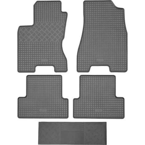 RIGUM 901870 Fußmatten + 900101 Abdeckung - Nissan X-Trail T31 SUV von 2007-2014, RN vorne - INSTALLATION