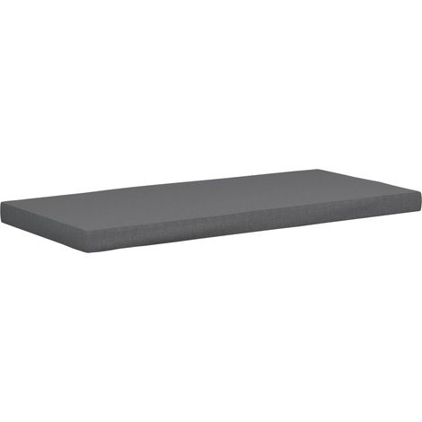 Sitzkissen dunkelgrau 106x48x8 cm