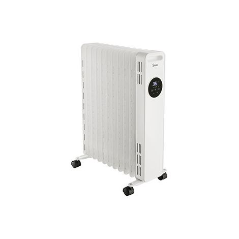 Midea Radiador De Aceite 11 Elementos 2300W Con Temporizador NY2311-20ME - Blanco
