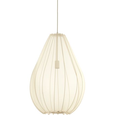 Light & Living - suspension - Itela - beige blanc - textile - Ø (1/4)