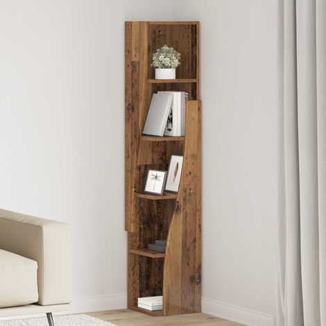 Mobile angolare 27,5x27x140cm Legno ingegnerizzato vidaXL