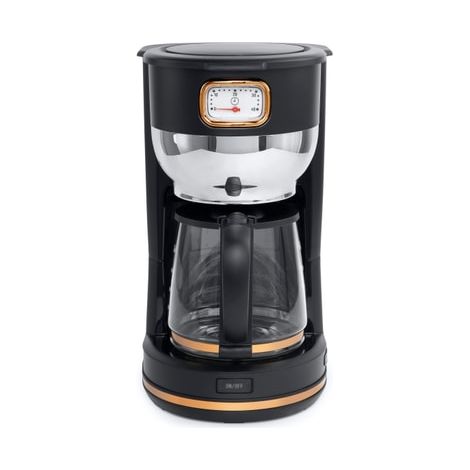 Cafetière Muse MS-220 BC - Porte-filtre - 1000W - réservoir 1.4 L (10 tasses) - Cadrant rétro de maintien de la température (1/4)