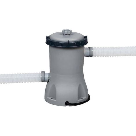 Pompe de filtration Flowclear 530 gal pour piscine, grise, 30,5 x 32 x 24,5 cm (1 pièce) (1/5)