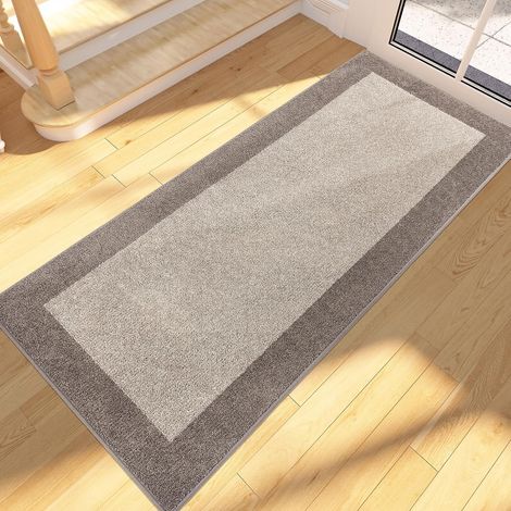 1 Paillasson, 60x210 cm, Microfibre, Antidérapant, TPR, Intérieur, Entrée, Cuisine, Couloir
