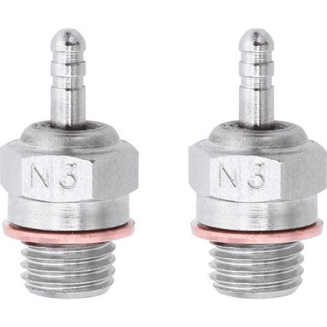 Convient pour les bougies d'allumage, les pièces de tête chaude pour les moteurs de camions nitro, remplacement pour la voiture télécommandée OS RC 70117 N3. (1/2)