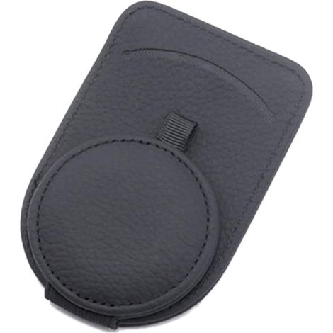 Support universel pour pare-soleil de voiture avec clip pour lunettes de soleil, crochet et cadre en cuir. (1/5)