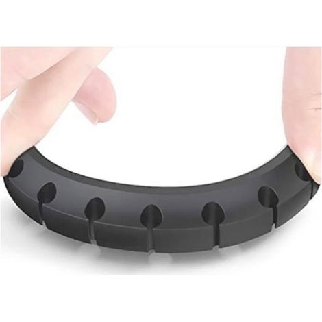 Clips Organisateur Cables - Silicone 100% - Pour Cables Jusqu A 6 Mm - Bureau Ordinateur Audio USB - Lot De 3 (1/5)