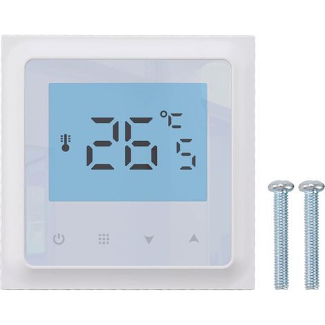 Digitales 90-240-V-Thermostat für Wechselstrom, präzise Steuerung, individuelle Programmierung, Fußbodenheizung für Wandkaminofen (1/5)