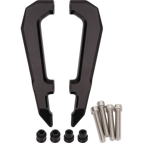 Poignée passager arrière moto en alliage d'aluminium, barre de maintien pour MSX125 GROM, noir. (1/5)