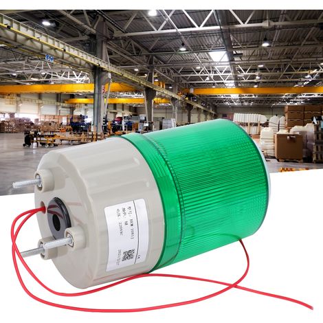 BERM® BEM-1081J Alarmanzeige für Geräte, LED, akustisches und optisches Signal, 220 V AC, Grün (1/5)
