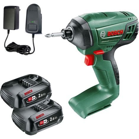 Bosch AdvancedImpactDrive 18 Cordless 18v Impact Driver Power4ALL 2 x2AH Battery (1/5)