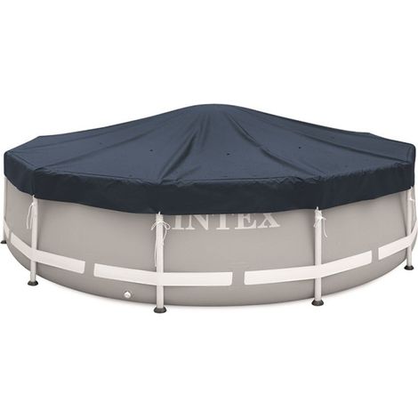 Intex – Bâche de piscine hiver 4,88m – Triple épaisseur – Traitement anti-UV – Protection optimale pour piscine ronde