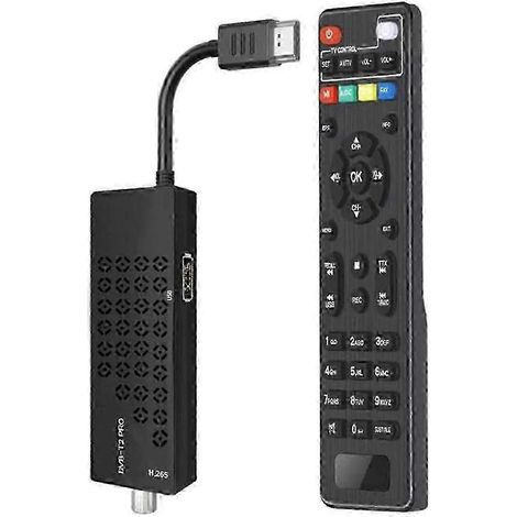 Décodeur TDT HD 2025 - Tuner compatible DVB-T2 H265 HD - Décodeur TDT HD Euroconnector Full HD 1080p pour WiFi - Prise UE (1/5)