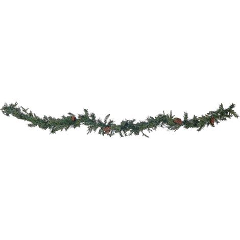 Guirnalda LED artificial de Navidad 270 cm decoración de pared verde Kamerun