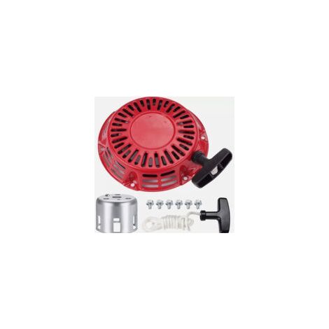 Seilzugstarter-Set für Honda GX120, GX160, GX140, GX200 (5,5 PS und 6,5 PS), bestehend aus Seilzugstarter, Starterkappe, Griff, Befestigungsmaterial und Schrauben, 12-in-1-Motorstartzubehör – Crezuo