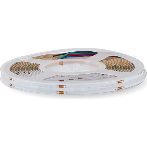 IluminaShop - Tira LED COB 75W 24V DC SMD5050 768 LED/m 15W/m IP20 RGB (5 metros)  RGB (1/2)