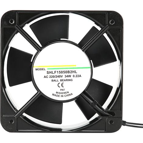 Ventilateur de refroidissement 15CM pour équipement industriel, four et armoire électrique (220V-240V)