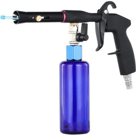 Pistolet de nettoyage de voiture à haute pression, nettoyeur d'intérieur de détail automobile avec bouteille pour toits, tapis, sièges, évents de climatisation (1/5)