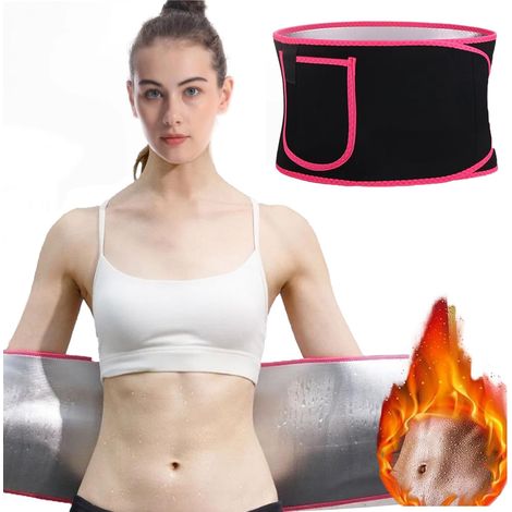 Ceinture de Sudation Femme Homme, Néoprène Ceinture Sudation, Réglable Ceinture Amincissante, Ceintures Sudation avec Sac Téléphone, Ceintures Sudation pour Entraînement, Fitness, Sport (1/5)