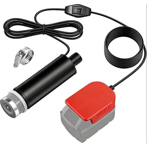 Pompe Submersible Sans Fil Compatible Avec Batterie 18 V: Pompe à Eau à Batterie, Pompes Submersibles, Petite Pompes Submersible Portable Vider Les Piscines, Jardins (1/5)