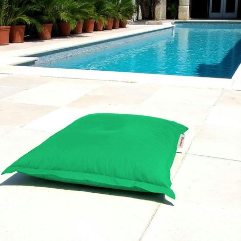 Pouf coussin de sol extérieur vert - 100 cm ARTA (1/3)