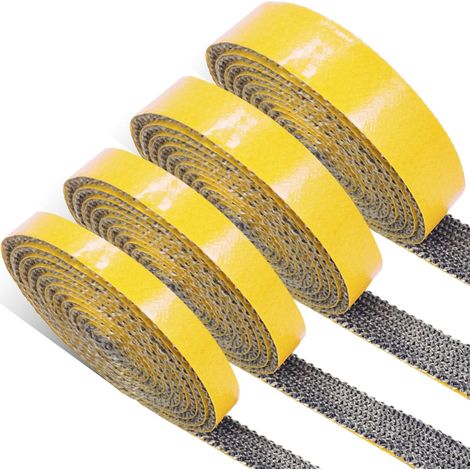 Auto adhésif Joint Insert Cheminée, Joint Plat Tresse pour Poele a Bois, Poele a Granule, Porte Vitr (3mm x 10mm x 2.5m) (1/5)