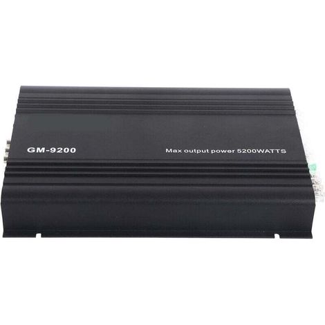 Amplificateur de puissance Audio 4x70W 4 canaux 12V en alliage d'aluminium noir Auto voiture Hifi ampli stéréo (1/4)