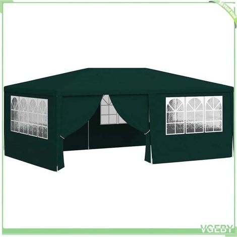 Tente de réception - FAFEICY - 48538 - 4x6 m - 90 g/m² PE - Vert (1/5)