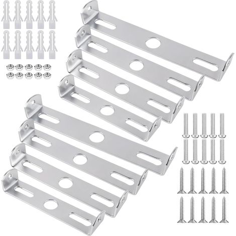 Support De Fixation Plafonnier - Métal - 80 mm 90 mm 100 mm 110 mm - Pour Lustre Et Applique - 8 Pièces