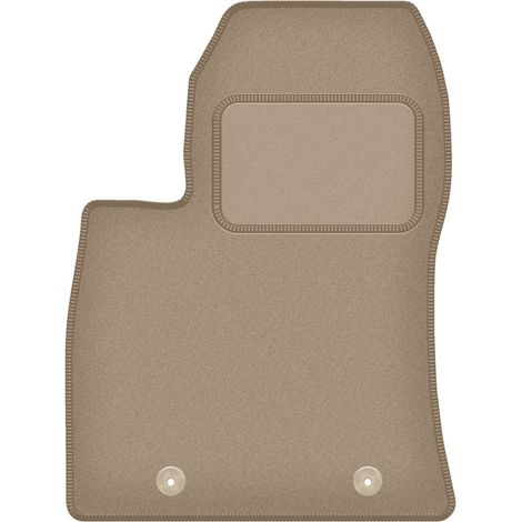Alfombrilla de terciopelo para el conductor para: Hyundai Kona II crossover (2022-) beige (1/5)