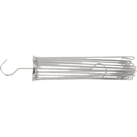 Étendoir à linge pliable en acier inoxydable, de type parapluie, pour serviettes et sous-vêtements de bébé. (1/5)