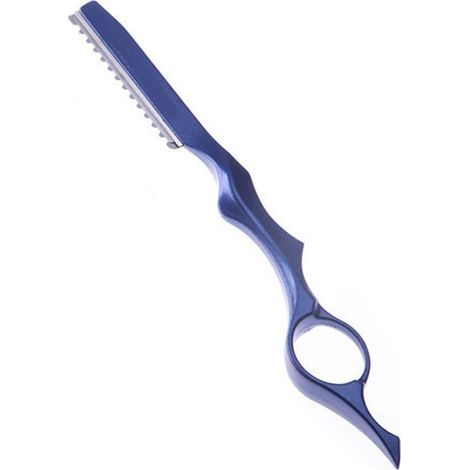 Rasoir A Effiler Les Cheveux - 17.5 Cm - Pour Texturisation Et Coupe Precise - Usage Professionnel Et Domestique - 1 Piece