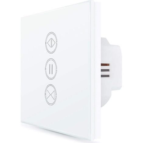 Vernetzter Rollladenschalter, verstellbare Öffnung, WiFi-Vorhang-Jalousieschalter, kompatibel mit Alexa Google Home für Sprachsteuerung, intelligenter Wandmotor-Timer (1/5)