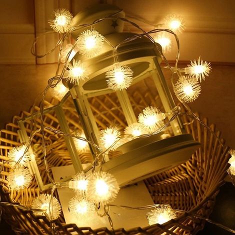 Guirlande Lumineuse - Boules Cristal - Étanche - Solaire - Pour Jardin Terrasse Balcon Mariage Décoration Extérieure - 3 Pièces (1/5)