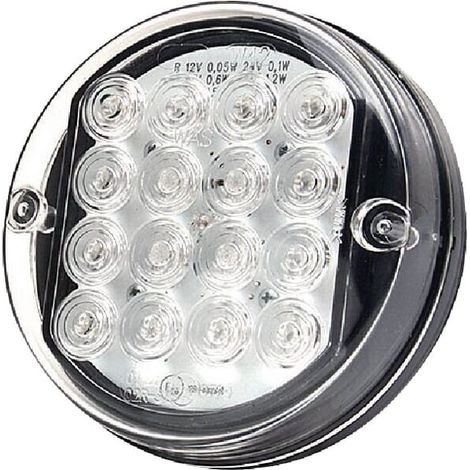 Luz trasera multifunci贸n LED'redonda 12-24 V di谩metro 115 mm UNIVERSAL LA40047