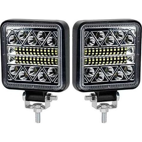 102W Phare de Travail led 15000LM Feux de Recul Led 12v, Phare Led Projecteurs pour voiture, tracteur bateau, 12-24v camion