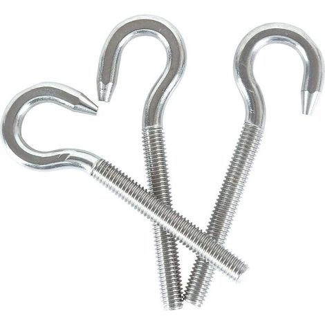 M8 304 vis à anneau en acier inoxydable avec vis à tête ronde Crochet à vis à tête ronde 5 (1/4)