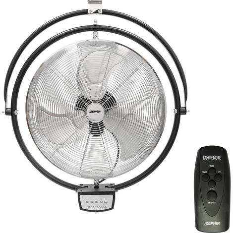 ZEPHIR ZEPHIR Ventilateur mural avec télécommande, pale de 50 cm