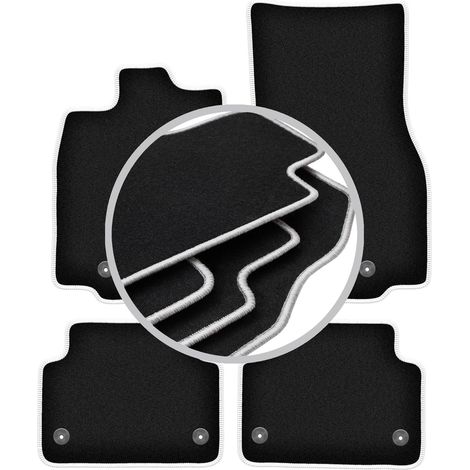 Carlux-silberne Automatten für: Jaguar XF I 4WD X250 Limousine, Kombi (2007-2015) (1/5)