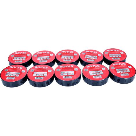 Nastro Isolante Elettrico Nero ROOKS 19 mm x 20 m (OK-11.0052)