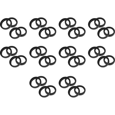 10 juegos de 43X53X9.5 Retenes de aceite para amortiguador de horquilla delantera de motocicleta 43X53 Cubierta antipolvo para horquilla delantera para 85 105 125 200 390 640