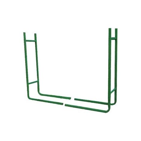 Toolland Portalegna in metallo verde rustico 120x90 cm